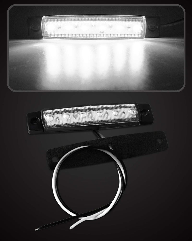 Shangyuan Marine Boat Lights, Utility Led Interior Lights For Boat Deck Courtesy Transom Cockpit Light, 12v Waterproof Marine Lighs For Yacht Fishing Pontoon Boat Sailboat Kayak Bass Boat, White,10PCS - Image 5